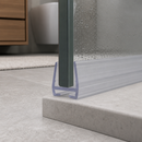 High Quality Rigid PVC Shower Screen Seal for Bath Screens & Shower Doors (Lengths of 800mm, 900mm, 1400mm, 2000mm)