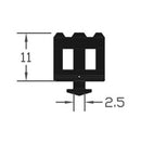 Industrial Grade TPE Black E Gasket Seal For Domestic Use - 75m