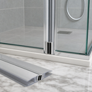 Chrome Magnetic Shower Screen Seal for 8-10mm Glass (Pair, 2000mm)