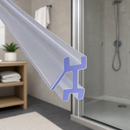 Soft PVC Bifold Shower Screen Seal for M2 Doors (1000mm or 2000mm)