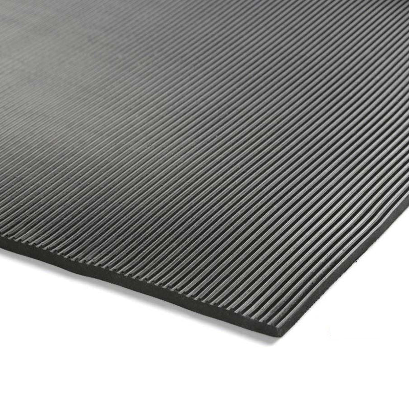 Premium 3mm Thick Fine Fluted Rubber Matting Versatile & Hard-Wearing