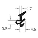 Premium Grade UPVC Black TPE E-Gasket Seal - 175m