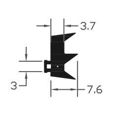 High Performance Weatherproof E-Gasket Sealing Strip - 125m