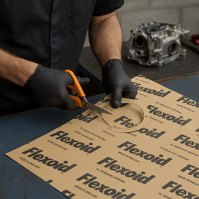Flexoid® Gasket Paper Roll Premium Automotive Oil, Petrol & Water Seal Chlorine-Free Multiple Thicknesses