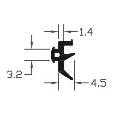 Heavy Duty TPE Black E-Gasket Seal For Long-Lasting Protection - 250m