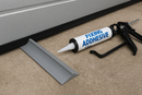 15mm Grey Garage Floor Threshold Seal Kit with Adhesive Waterproof, Dust-Proof & Pest Barrier