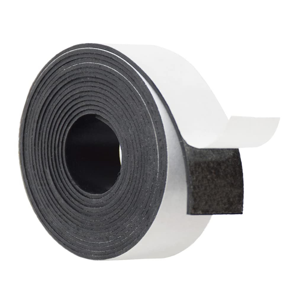 Self Adhesive Solid Neoprene Rubber Strip 2 Pack