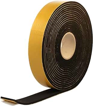 25mm Self-Adhesive Polyethylene Rectangular Strip - 10m Roll