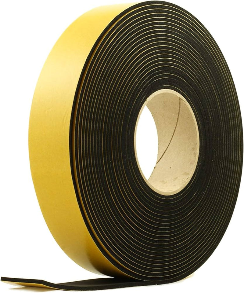 25mm Self-Adhesive Polyethylene Rectangular Strip - 10m Roll