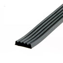 Black Self Adhesive Expanded EPDM/Sponge Rubber Crown Strip - 100M