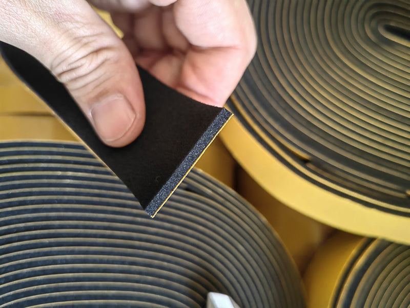 Industrial-Grade Neoprene Seal Strip 38mm x 25mm High-Performance Adhesive for Leak Prevention