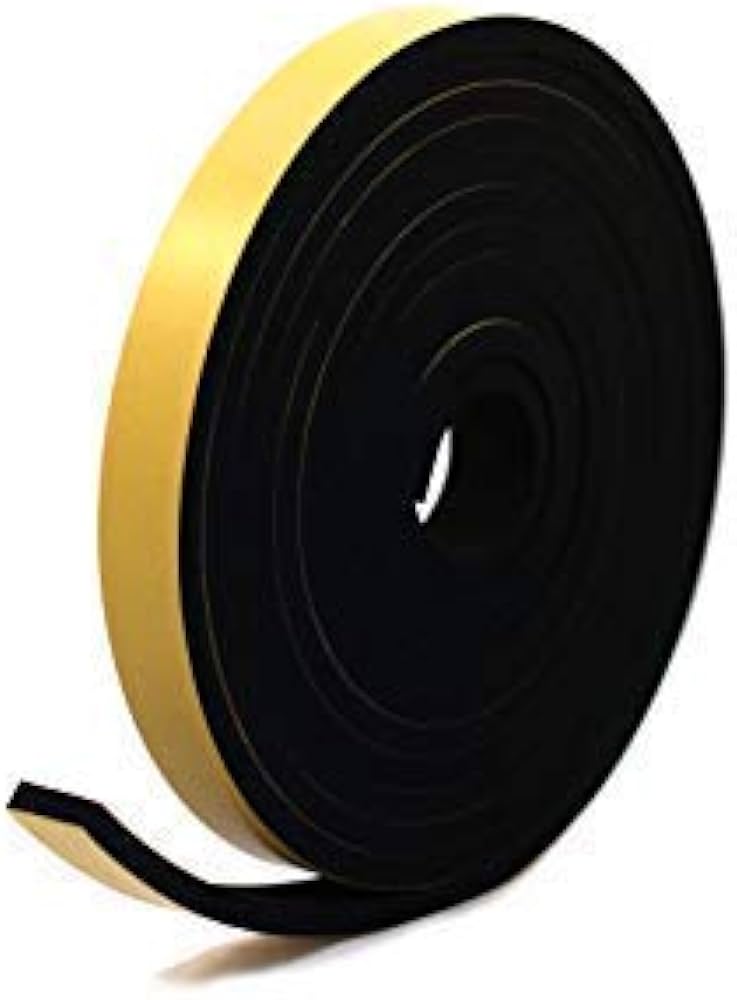 Heavy Duty Self Adhesive Expanded Neoprene Sponge Strip - 10m