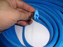 Blue PVC Self-Grip Edging Strip With Metal Insert - Per Meter