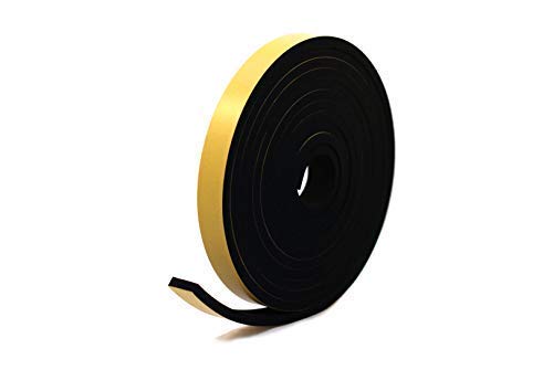 Heavy Duty Self Adhesive Expanded Neoprene Sponge Strip - 10m