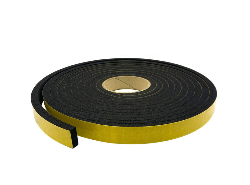 Heavy Duty Self Adhesive Expanded Neoprene Sponge Strip - 10m