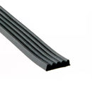 Black Expanded EPDM Sponge Rubber Crown Strip 50M