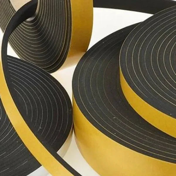 Industrial-Grade Neoprene Seal Strip 38mm x 25mm High-Performance Adhesive for Leak Prevention