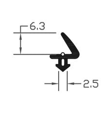 Professional Grade Black TPE Flipper Gasket For Industrial Applications - 250m