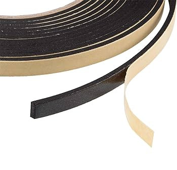 6m Roll Self-Adhesive Sponge Weatherstrip – Perfect for Secondary Glazing