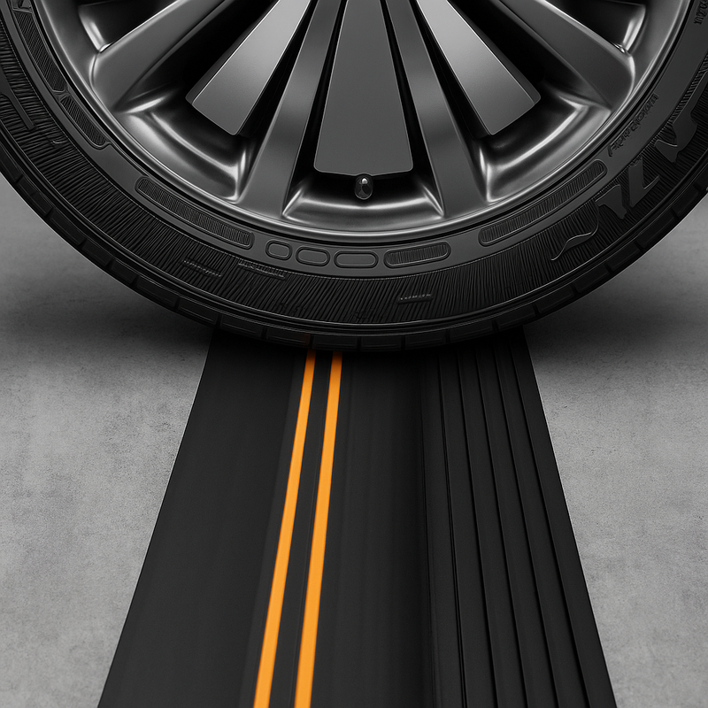 Universal Garage Door Weather Seal Heavy-Duty Rubber Strip with Anti-Slip for Indoor & Outdoor Use
