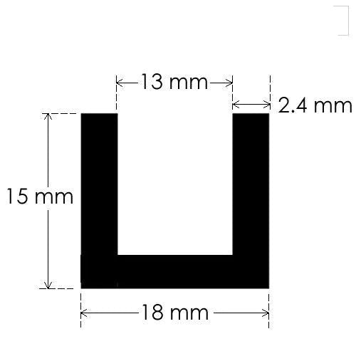 Lavender Rubber U Channel Seal Extrusion de386k